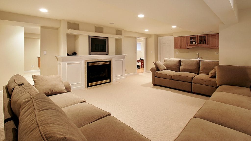 modern basement design